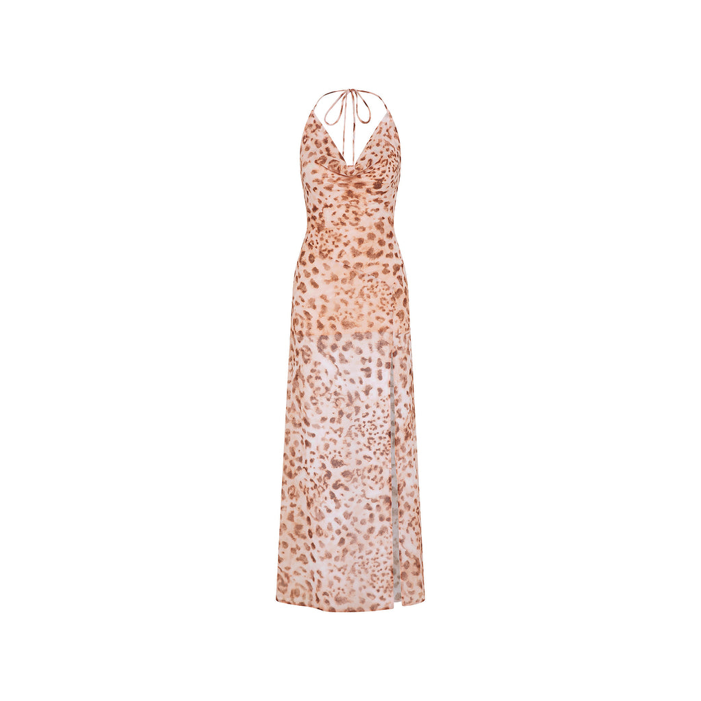 Chiffon Tie Maxi Dress - Cosmic Cowgirl