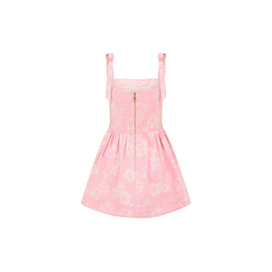 Ruffle Corset Mini Dress - Pixie Denim