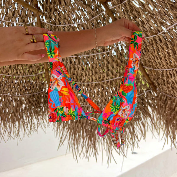 Slide Bralette Bikini Top - Havana Haven