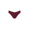 Cheeky V Bikini Bottom - Sangria