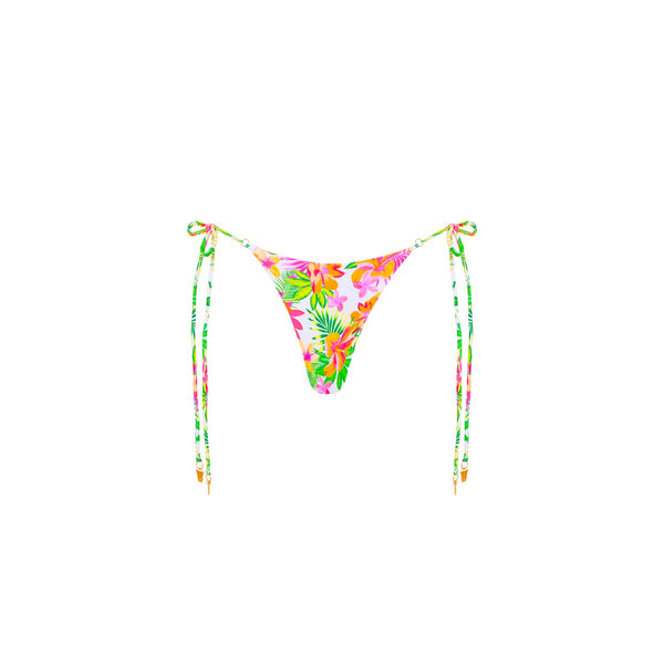 Thong Tie Side Bikini Bottom - Cabo Kiss