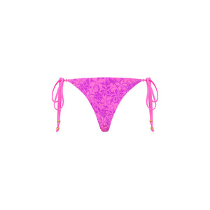 Thong Tie Side Bikini Bottom - Bubble Berry