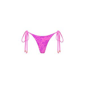 Thong Tie Side Bikini Bottom - Bubble Berry