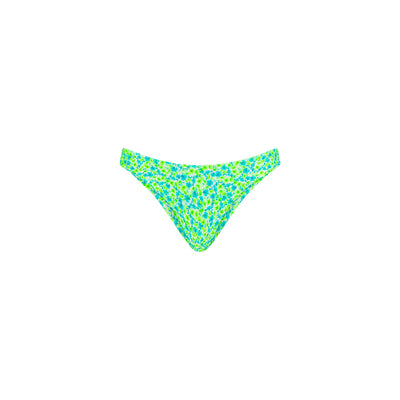 Minimal Full Coverage Bikini Bottom - Apple Blossom