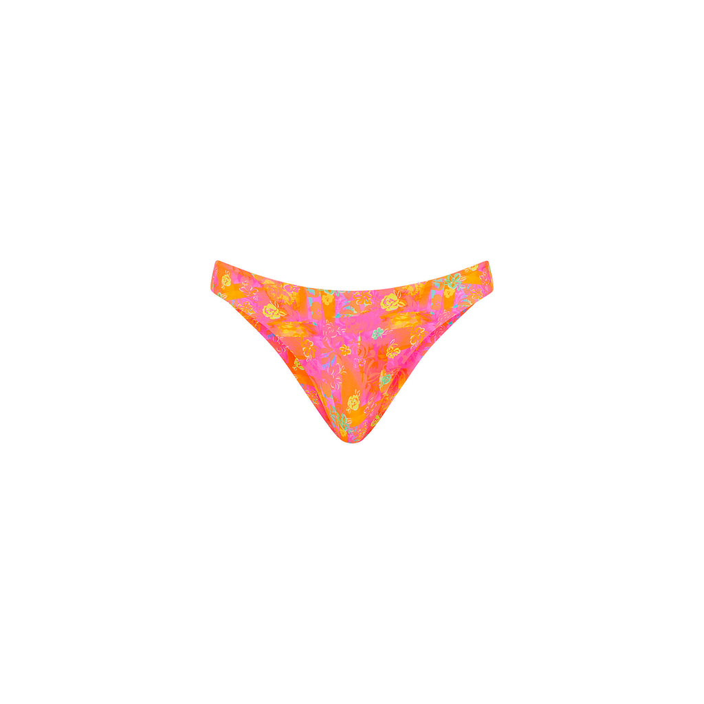 Minimal Full Coverage Bikini Bottom - Sunrise Kiss