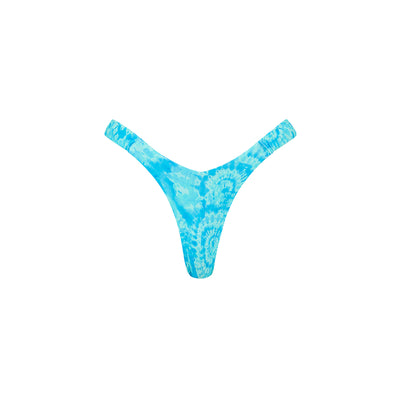 Retro Y Thong Bikini Bottom - Starry Seas