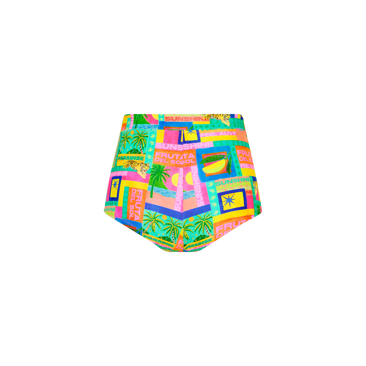 Cheeky Retro Swim Short - Sun Honey –Kulani Kinis