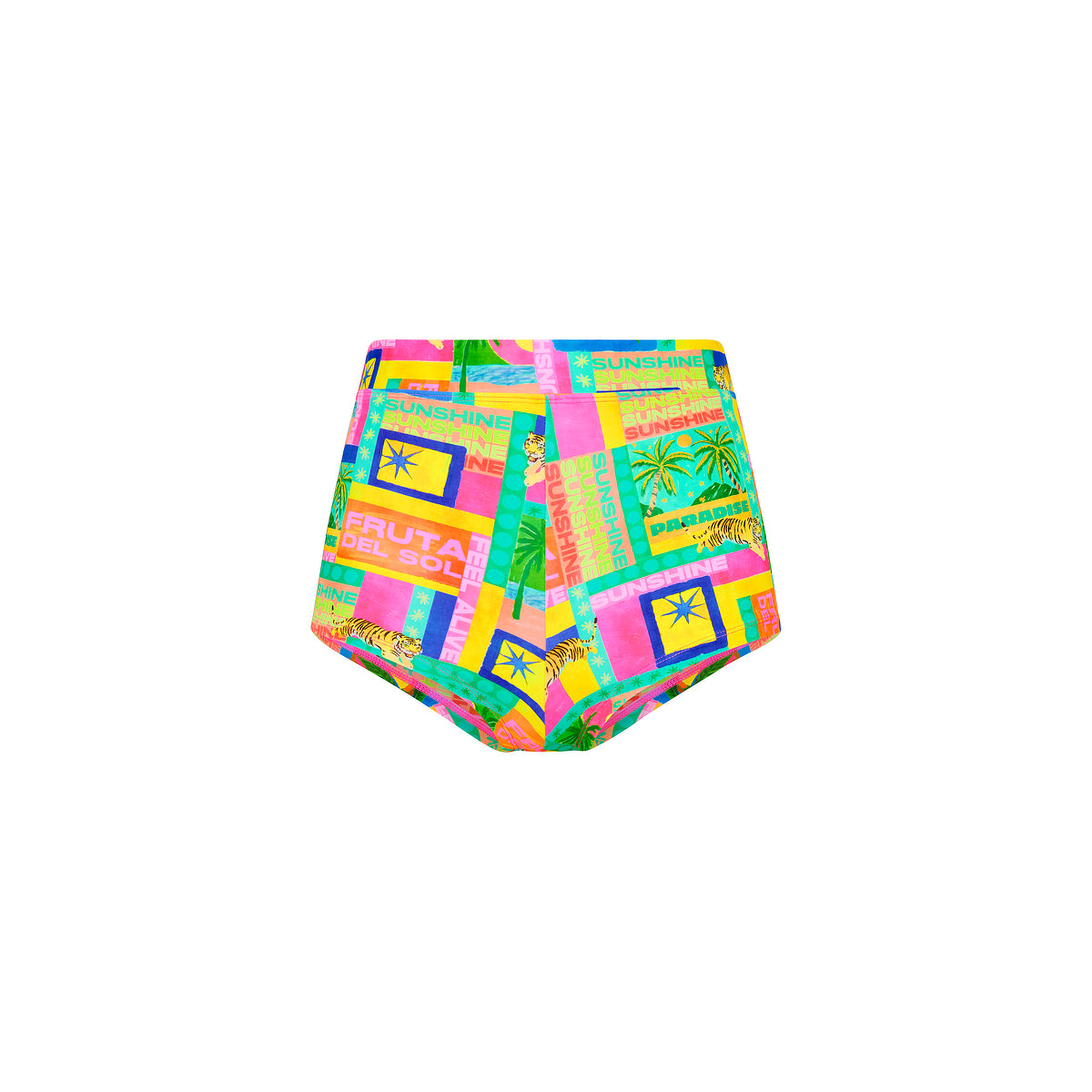 Cheeky Retro Swim Short - Sun Honey –Kulani Kinis