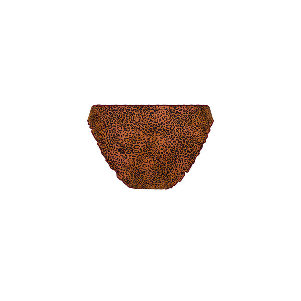 Lettuce Edge Full Coverage Bikini Bottom - Wild Rose