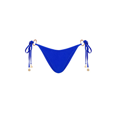Ring Cheeky Tie Bikini Bottom - Blue Lagoon
