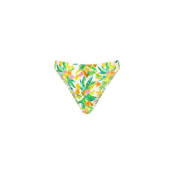 High Leg Full Vintage Bikini Bottom - Golden Hour