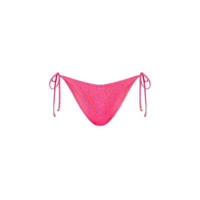 Dipped Cheeky Tie Bikini Bottom - Kiss Me