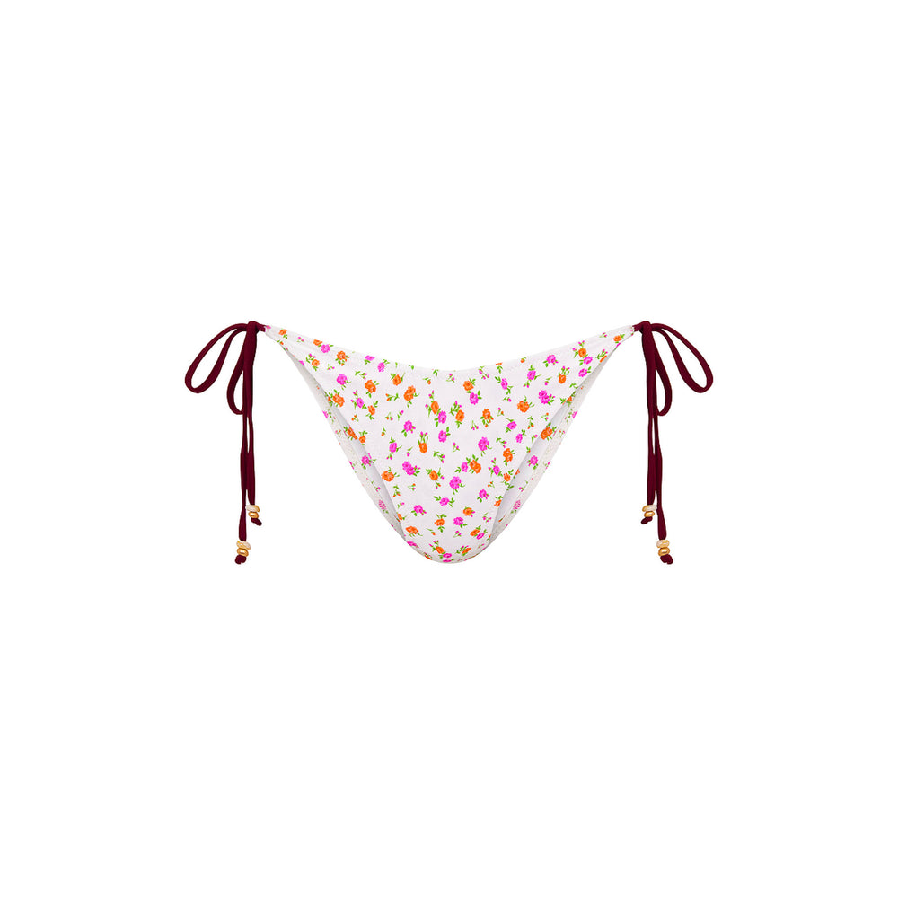 Dipped Cheeky Tie Bikini Bottom - Rosie Posie