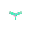 Lettuce Frill Thong Bikini Bottom - Mint Macaron