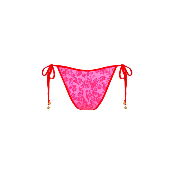 Bind Dipped Cheeky Tie Bikini Bottom - Hearts Collide