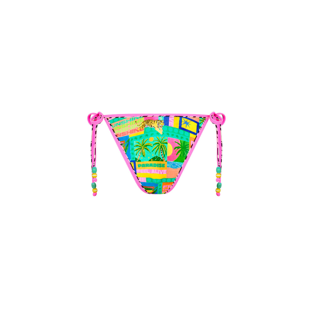 Double Bind Cheeky Tie Bikini Bottom - Sun Honey