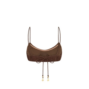 Ruched Bralette Top - Coco