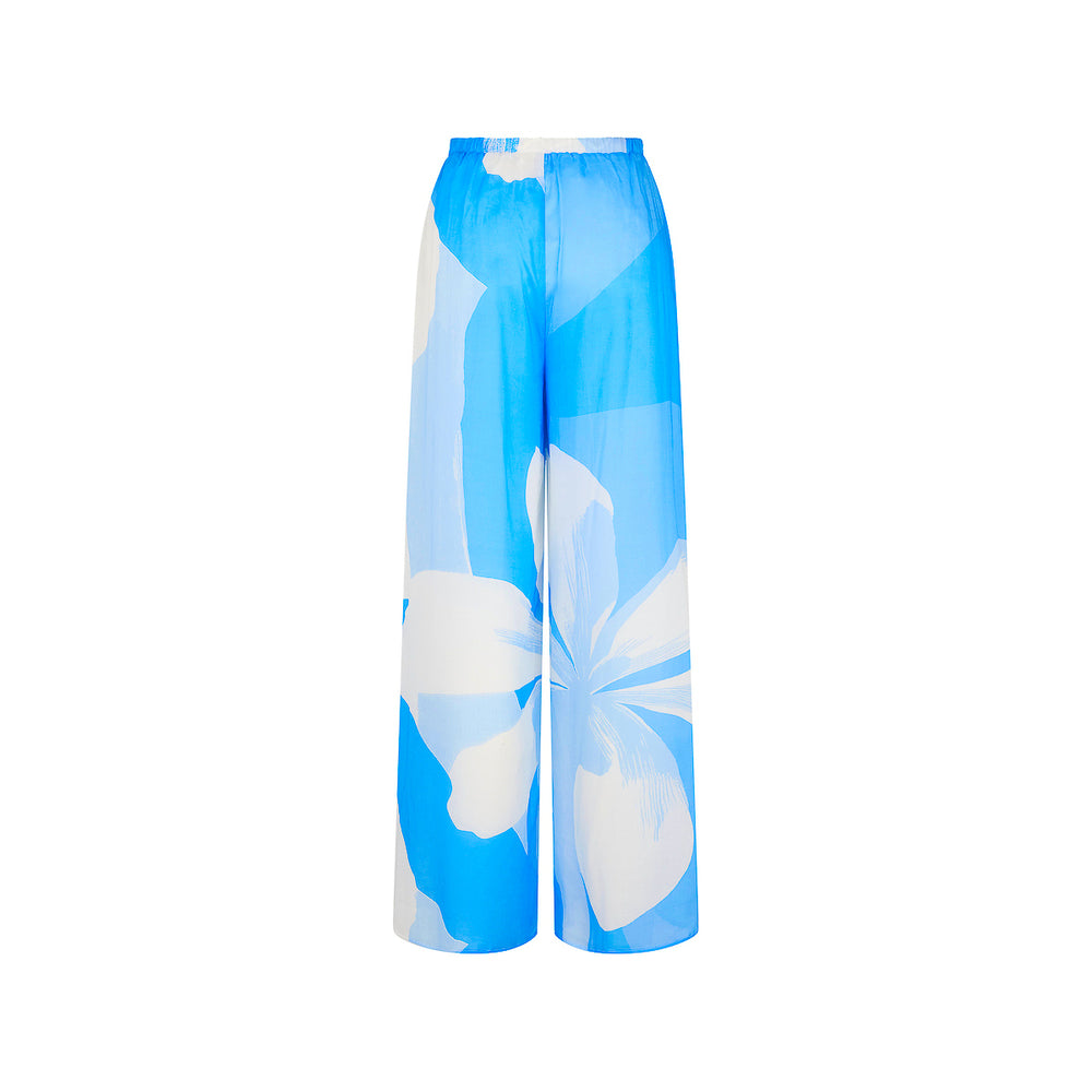 Lightweight Drawstring Pants - Blue Oasis