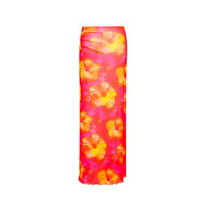 Split Mesh Maxi Skirt - Samba Baby