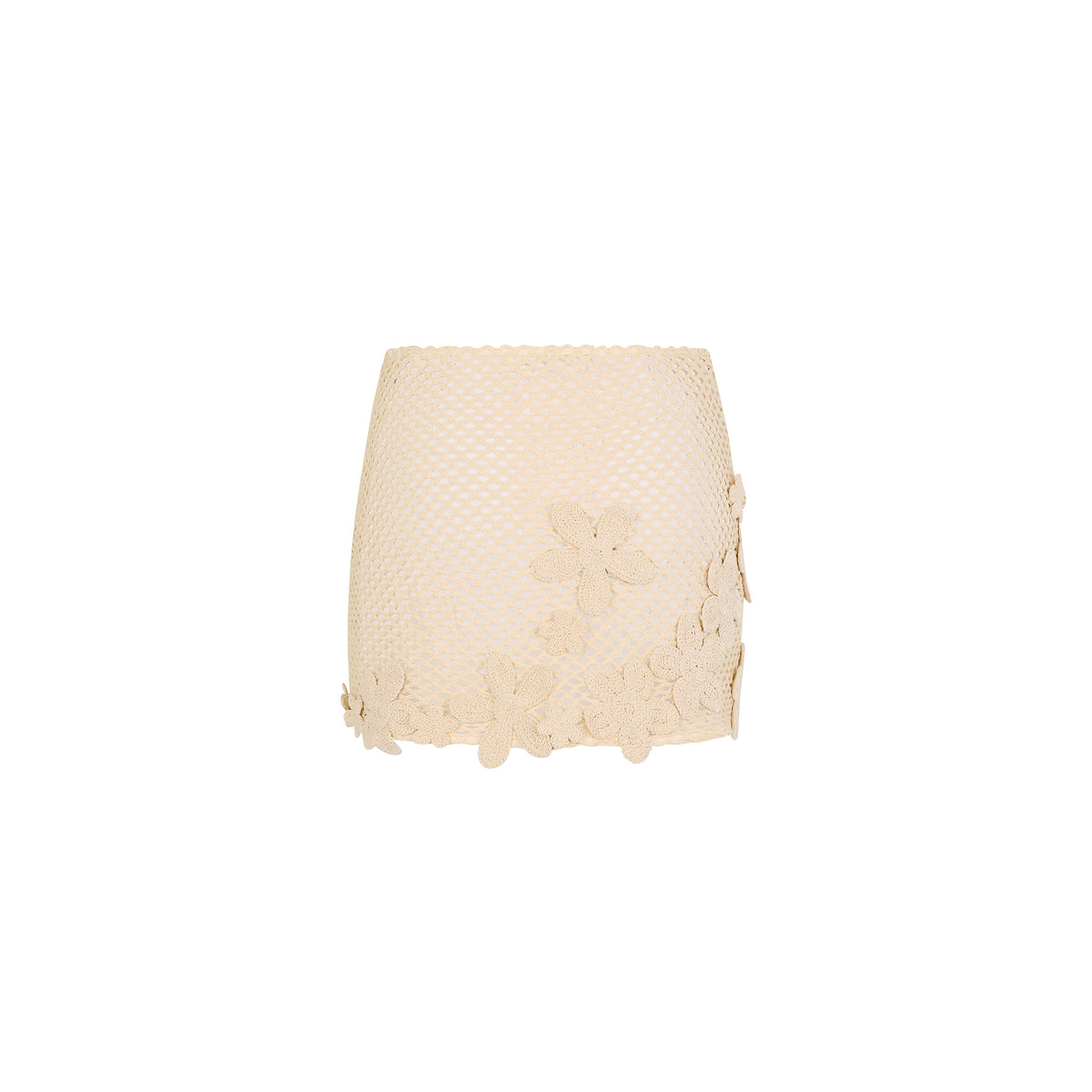indubitably 十葵 toki ◆ シルク　サロン Applique Crochet Sarong - Sunset Shell –Kulani Kinis