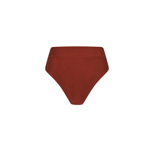 High Hip Cheeky Bikini Bottom - Cinnamon Sugar