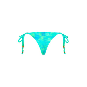 Thong Tie Side Bikini Bottom - Summer Seas