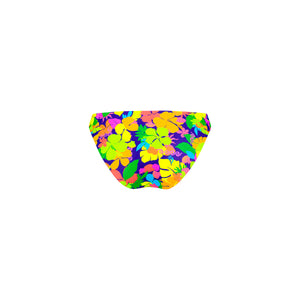 Minimal Full Coverage Bikini Bottom - Neon Sunset