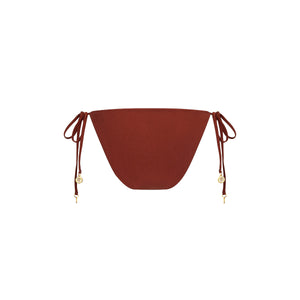 Full Coverage Tie Bikini Bottom - Cinnamon Sugar