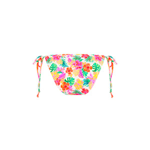 Full Coverage Tie Bikini Bottom - Island Escape