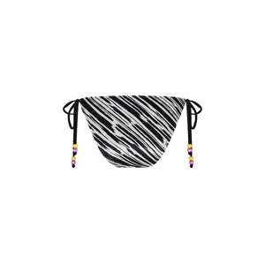 Full Coverage Tie Bikini Bottom - Wild Honey