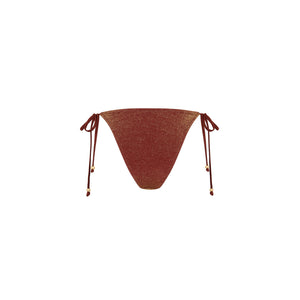 Ring Cheeky Tie Bikini Bottom - Cinnamon