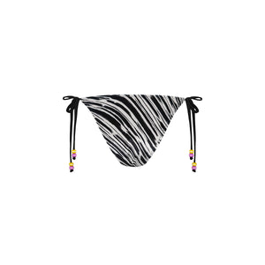 Ring Cheeky Tie Bikini Bottom - Wild Honey