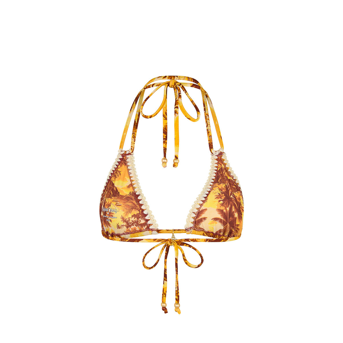 Crochet Halter Bikini Top - Vintage Vacay –Kulani Kinis