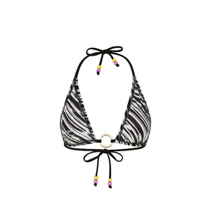 Ring Halter Bikini Top - Wild Honey