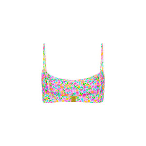 Invisible Underwire Crop Bikini Top - Field Trip