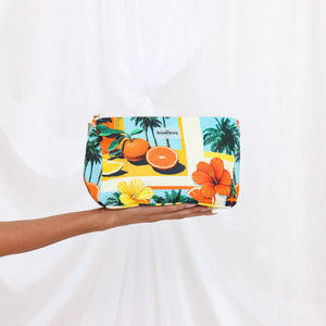 Beach Pouch - Citrus Sea