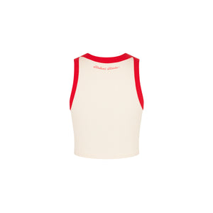 Bind Crop Tank Top - Samba Berry