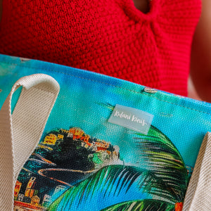Canvas Beach Tote - Mermaid Cove