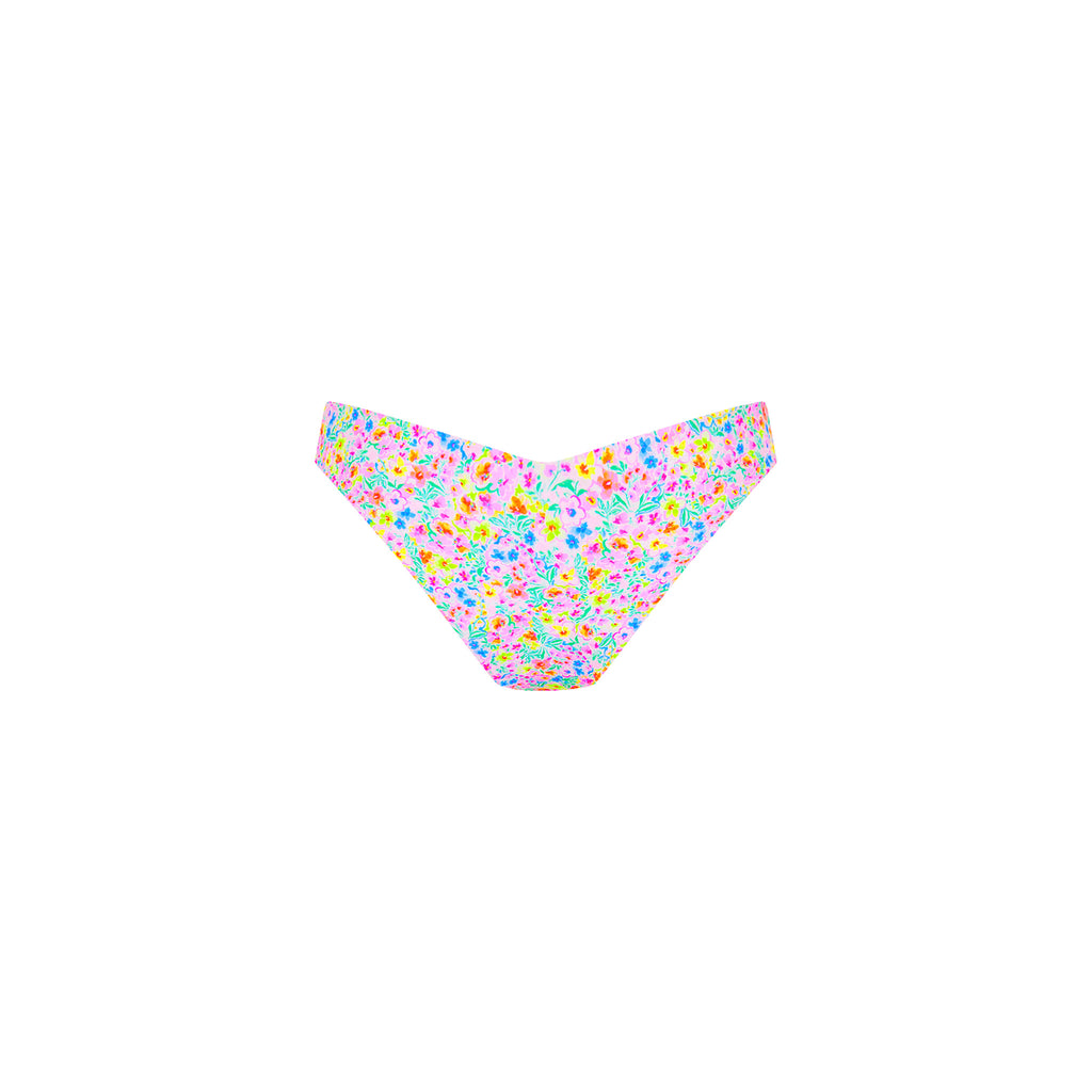 Cheeky V Bikini Bottom - Moonflower