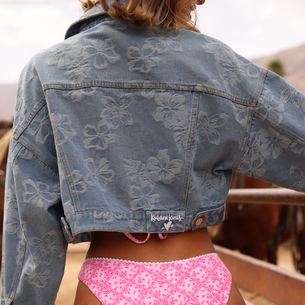 Cropped Denim Jacket - Dixie Denim