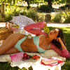 Decorative Ditzy Underwire Bikini Top - Mint Macaron