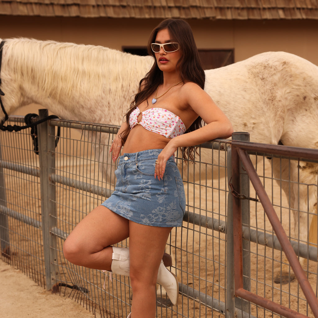 Denim Mini Skirt - Dixie Denim