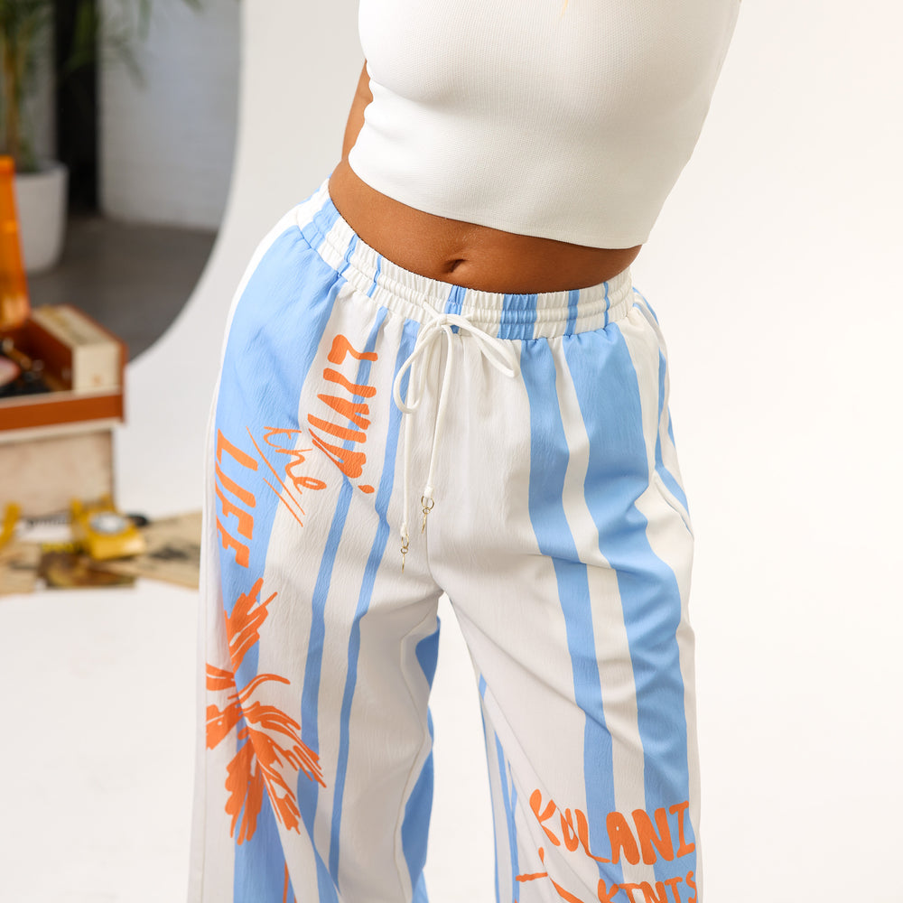 Drawstring Summer Pants - Sunny Daze