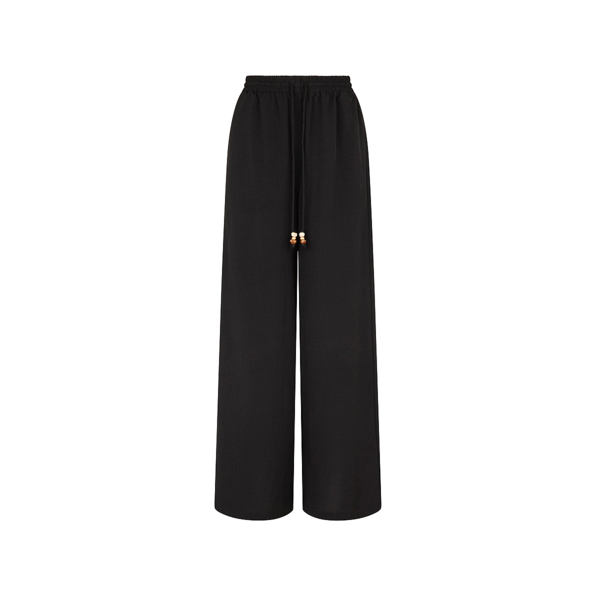 Drawstring Summer Pants - Twilight Black –Kulani Kinis