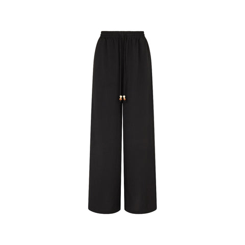 Drawstring Summer Pants - Twilight Black –Kulani Kinis