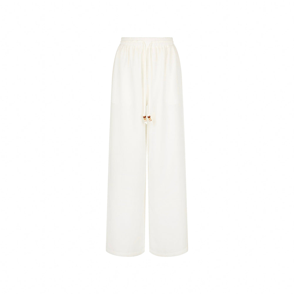 Drawstring Summer Pants - Whipped White Extra Large Drawstring Summer Pants - Whipped White Extra Large