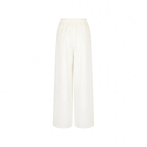 Drawstring Summer Pants - Whipped White