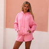 Embroidered Hoodie - Powder Puff