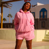 Embroidered Hoodie - Powder Puff