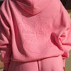Embroidered Hoodie - Powder Puff